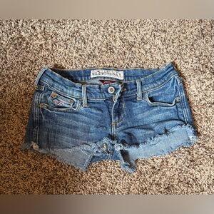 Hollister Blue Denim Shorts